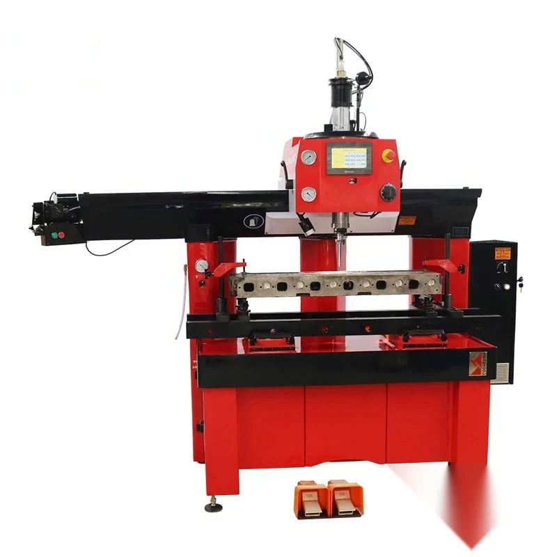 TL120XLCNC CNC valve seat and guide cutting machine with touch-screen control panel and air-cushion boring head