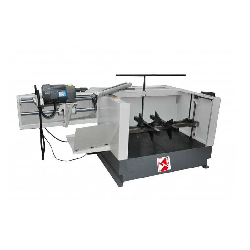 LH100 line honing machine set up with an engine block mounted for main bearing bore honing