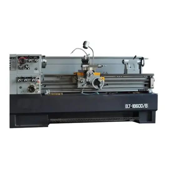 BJ1630G gap-bed lathe with headstock chuck gap in the bed carriage apron and tailstock
