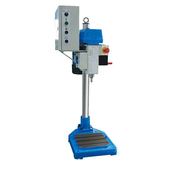 SB408G gear type tapping machine with cast iron column spindle head fast-changing tapping chuck and change gear cover