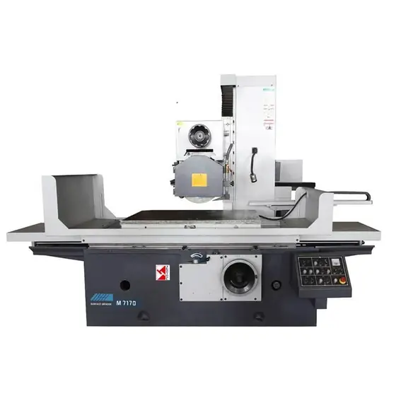 M71 series surface grinding machine with horizontal grinding wheel head long worktable column and cantilever push-button control device
