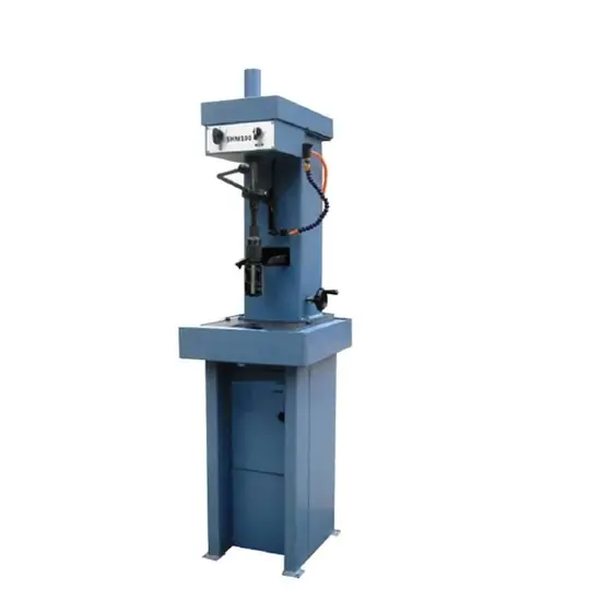 SHM100 cylinder honing machine with vertical honing spindle small worktable and cooling tank base