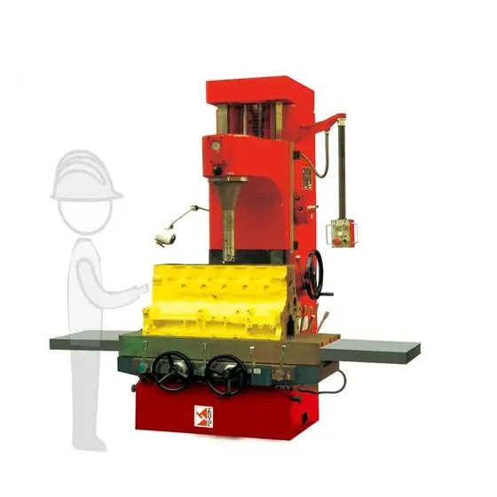 T7220B vertical fine boring machine with upright column vertical boring spindle and cross slide table