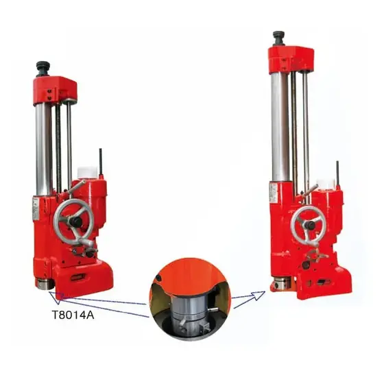 T8014A and T8016A cylinder boring machines with vertical boring spindles and clamping bases