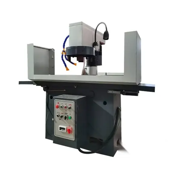 TSM850 vertical cylinder head disc grinding and milling machine with long work table and vertical grinding head
