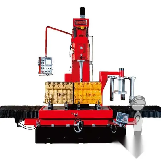 TX1500 vertical fine boring and milling machine with vertical spindle head column and longitudinal cross table