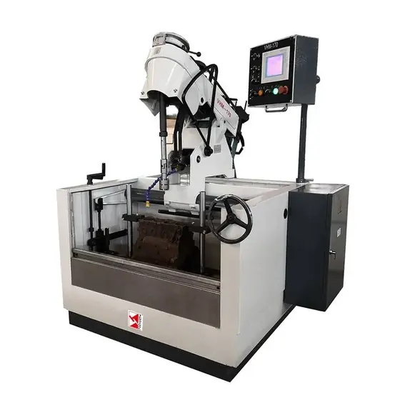 VHM170 automatic CNC cylinder honing machine with enclosed column honing head control panel and coolant tank