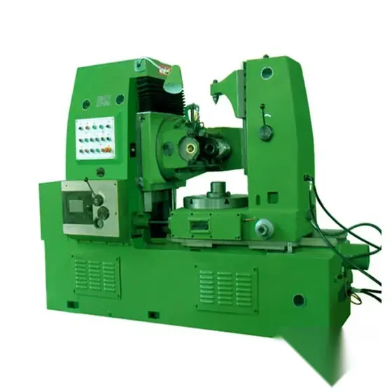 Y3150K minitype gear hobbing machine with vertical column hob slide work table and control panel mounted on the machine body
