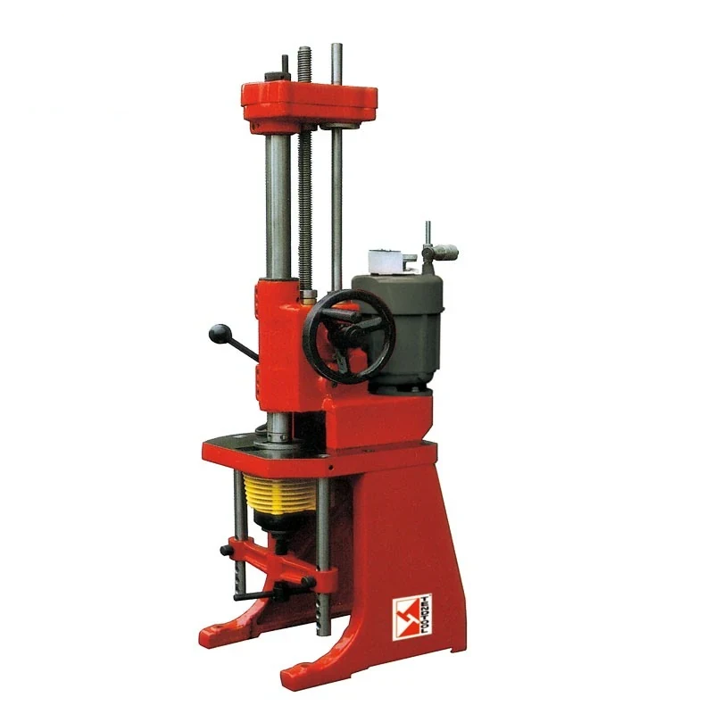 T806 and T807 small cylinder boring machines with vertical boring spindle handwheel and mounting base