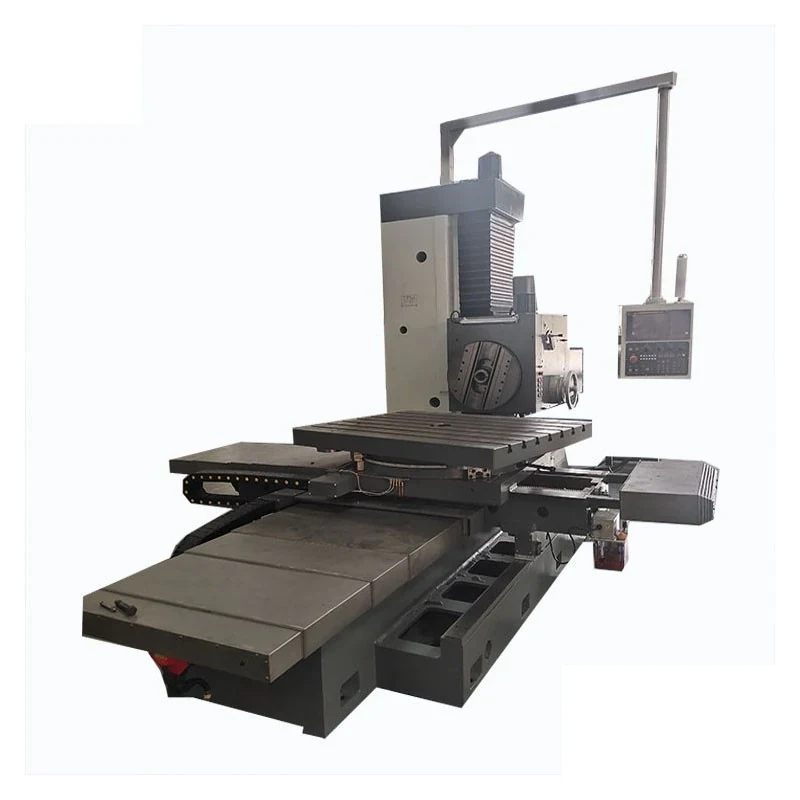 TPX611 series horizontal boring machine showing column headstock boring spindle and cross table