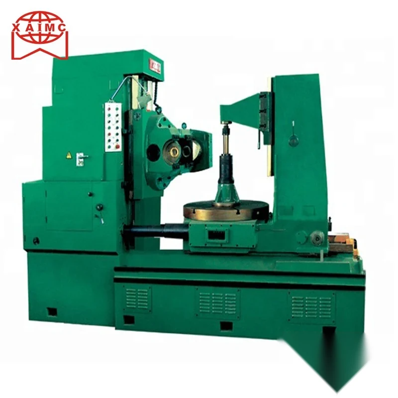 Y31125E gear hobbing machine with wide bed vertical column hob slide work table and control panel on the machine body