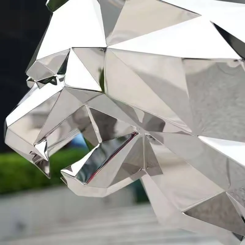 Animal Water Feature Park Lawn Animation Metal Home Decoration view 4