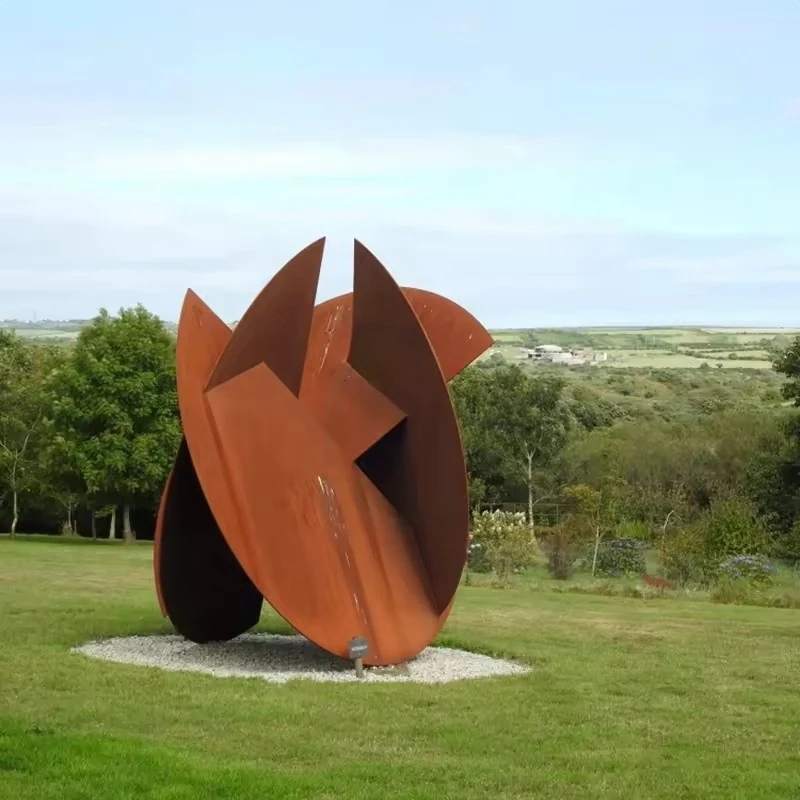 CORTEN Steel Water Bowl view 6