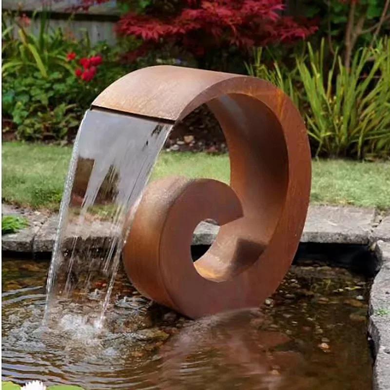 CORTEN Steel Water Bowl referenced in this guide