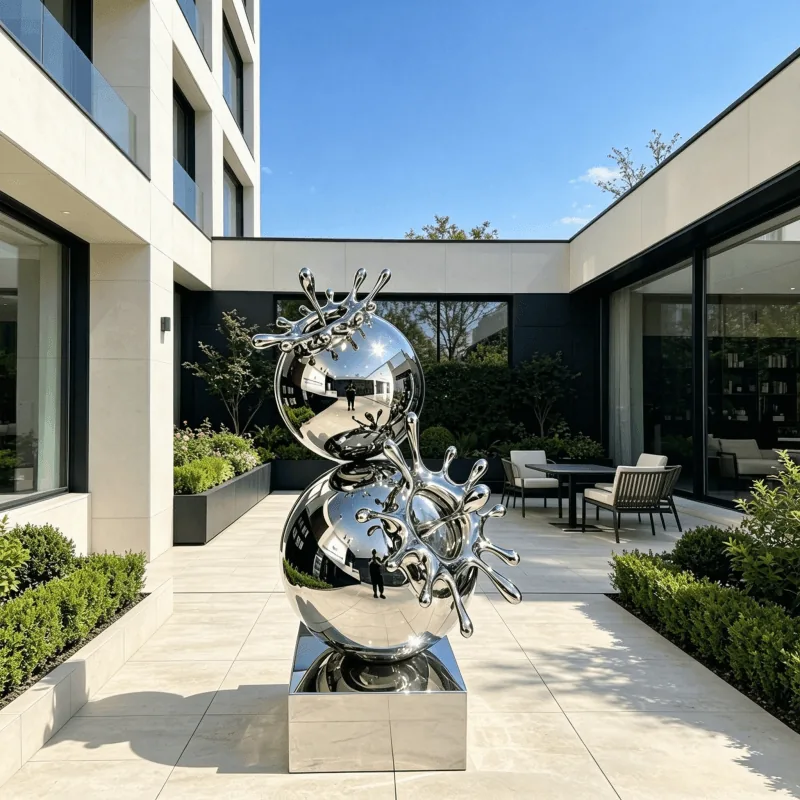Large Stainless Steel Combination of Ball produced by Xinhengda Sculpture in Shenzhen