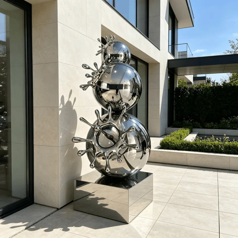 Large Stainless Steel Combination of Ball view 3