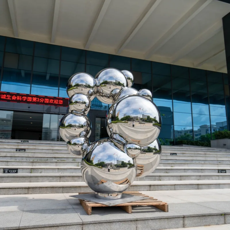 Modern Outdoor Indoor Abstract Water Ball Sphere Globe view 2