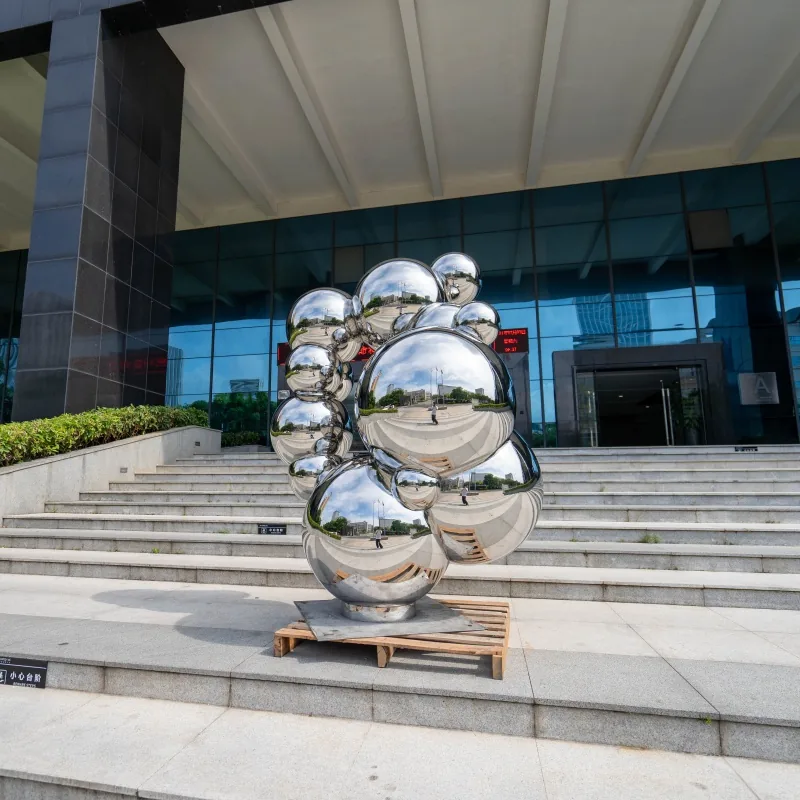 Modern Outdoor Indoor Abstract Water Ball Sphere Globe view 3