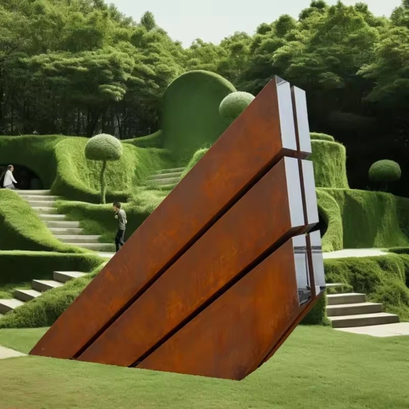 Large Modern Outdoor Garden Decorative Metal Art Design C view 2