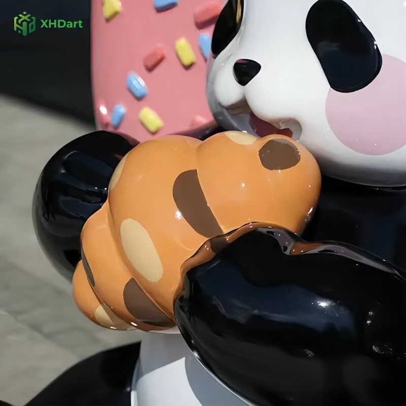 Modern Large-Scale Animal Cartoon Outdoor Decorative Fiberglass Resin Giant Figure view 6