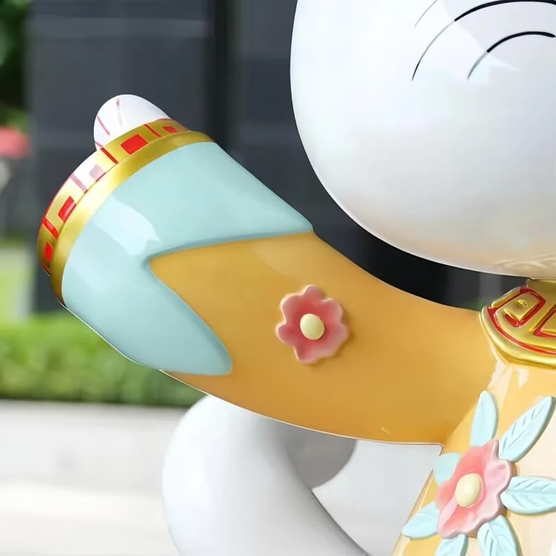 Modern Large-Scale Animal Cartoon Outdoor Decorative Fiberglass Resin Money-Drawing Figure view 4
