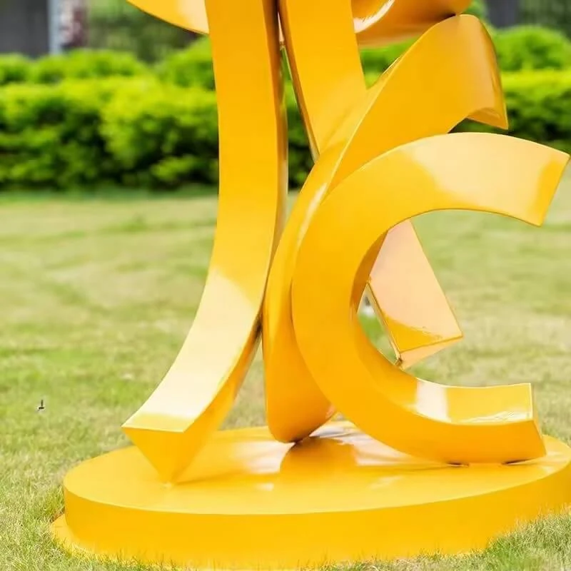 Large Modern Outdoor Garden Decorative Metal Art Design A view 4