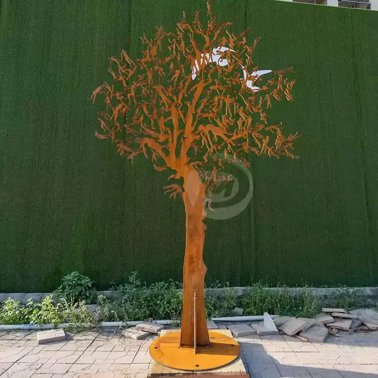 Large Modern Outdoor Garden Decorative Metal Art Design B view 3