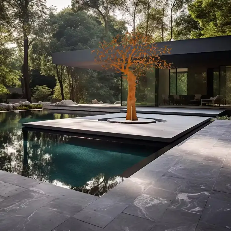 Large Modern Outdoor Garden Decorative Metal Art Design B view 2