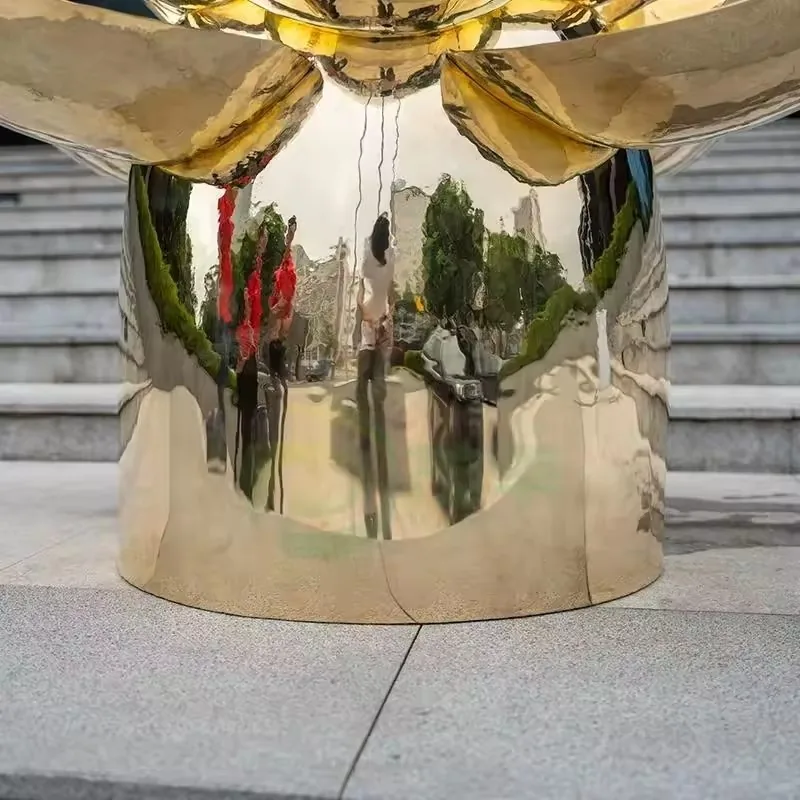 Modern Art Outdoor Fountain Garden Waterscape Square Sculpture view 4