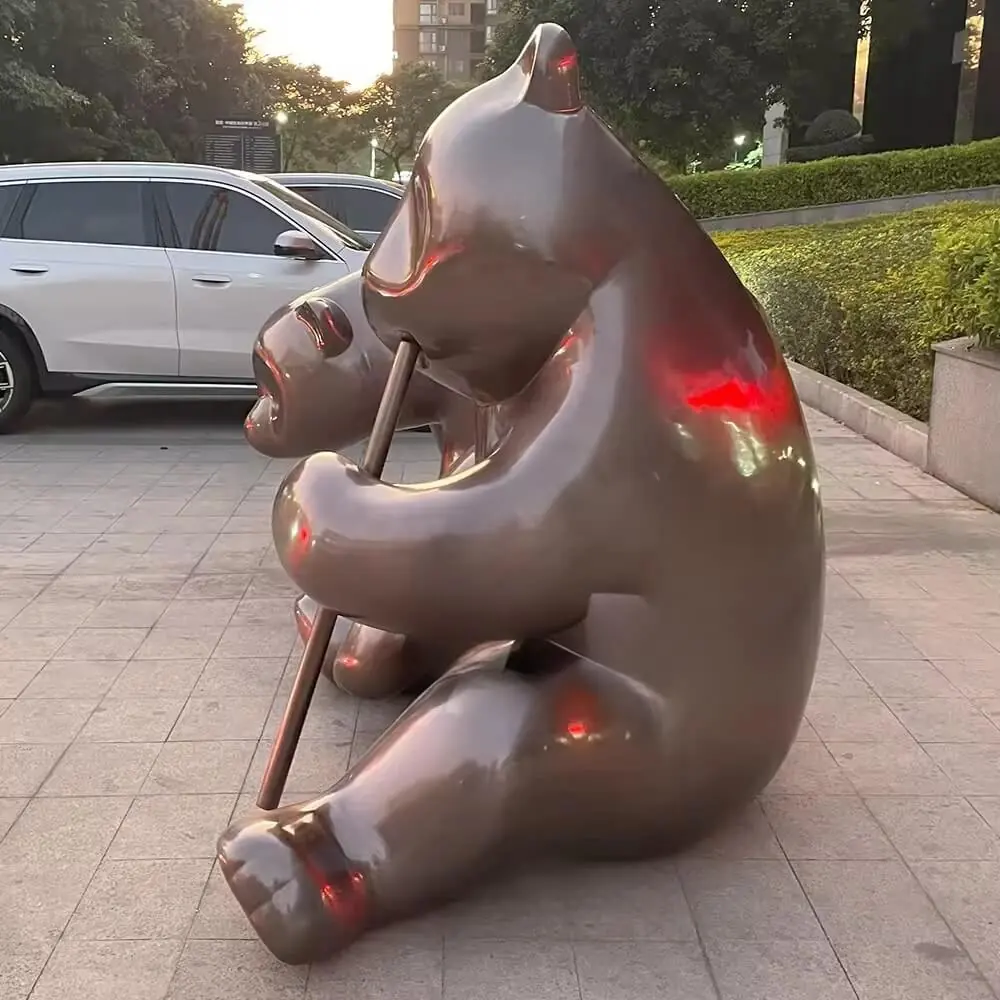 Custom Animal Sculpture Garden Shopping Mall Park Forest Decorative view 4