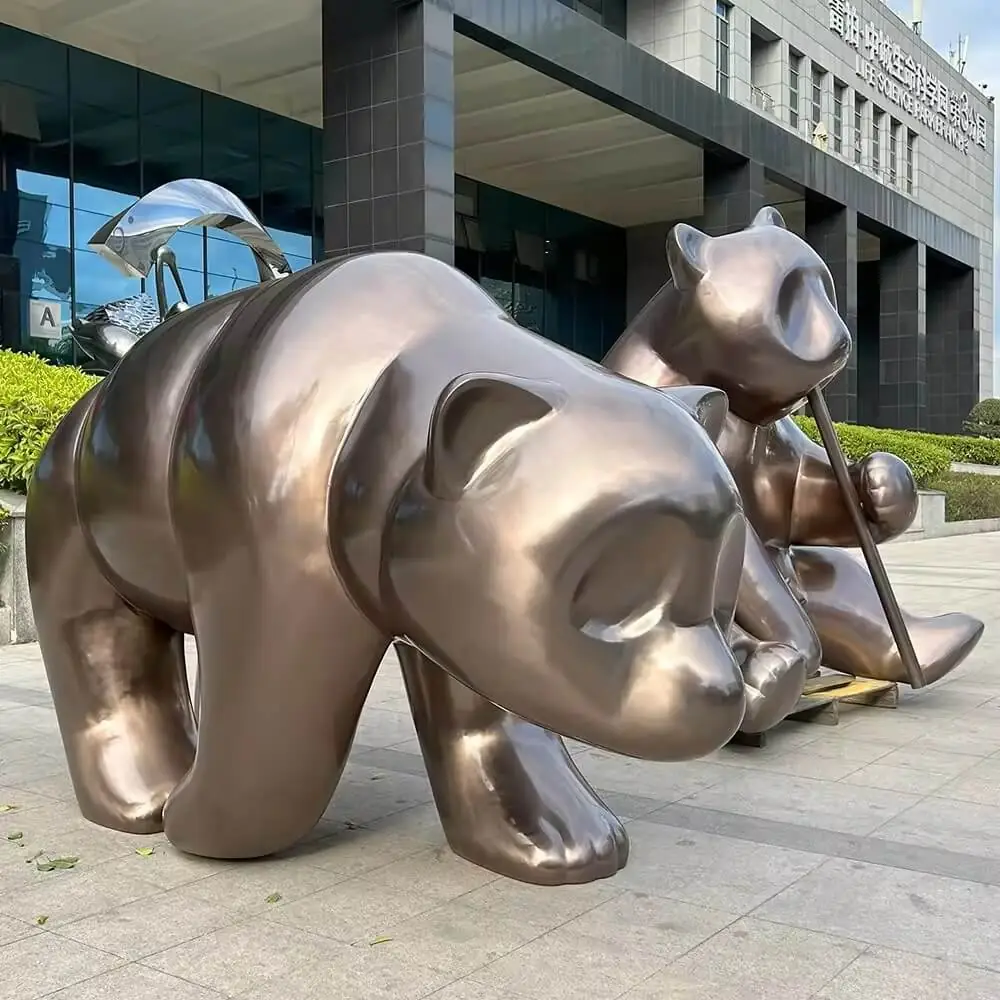 Custom Animal Sculpture Garden Shopping Mall Park Forest Decorative produced by Xinhengda Sculpture in Shenzhen