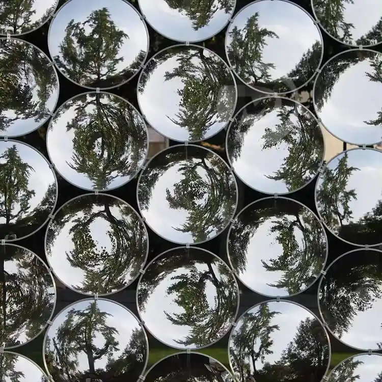Metal Art Circle Sky Mirror Stainless Steel Sculpture view 5