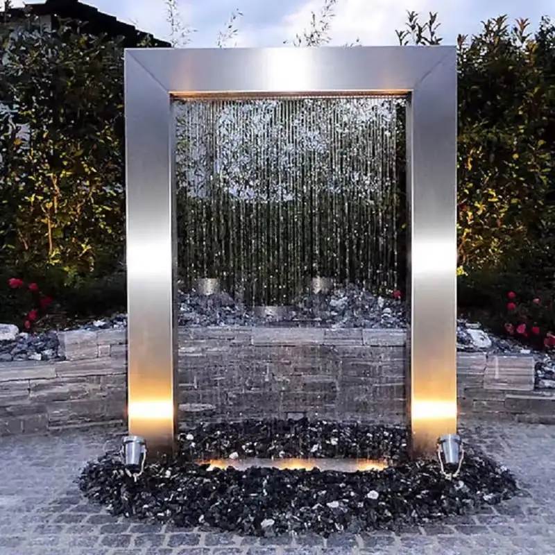 Rectangle Outdoor Garden Modern Stainless Steel Statue Art Sculpture produced by Xinhengda Sculpture in Shenzhen