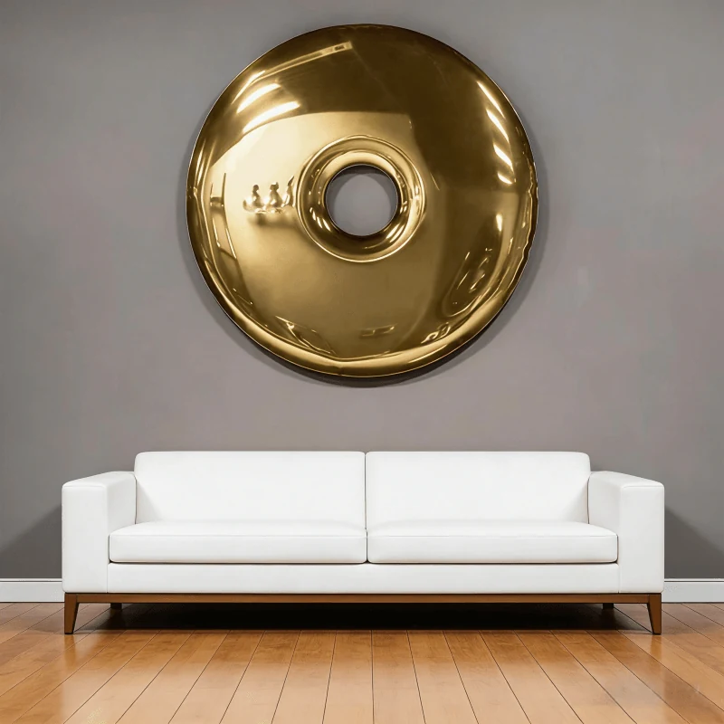 Stainless Steel Donuts Wall Decoration Design B view 4