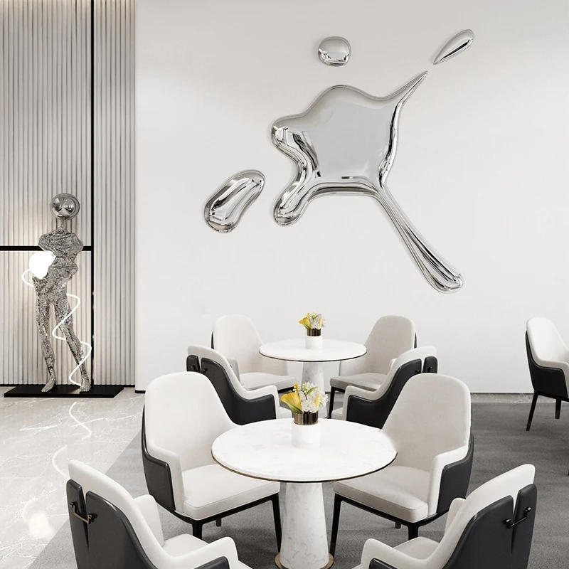 Stainless Steel Donuts Wall Decoration Design A view 5