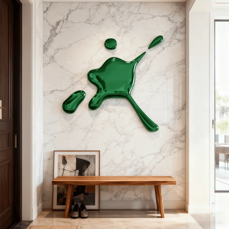 Stainless Steel Donuts Wall Decoration Design A view 3