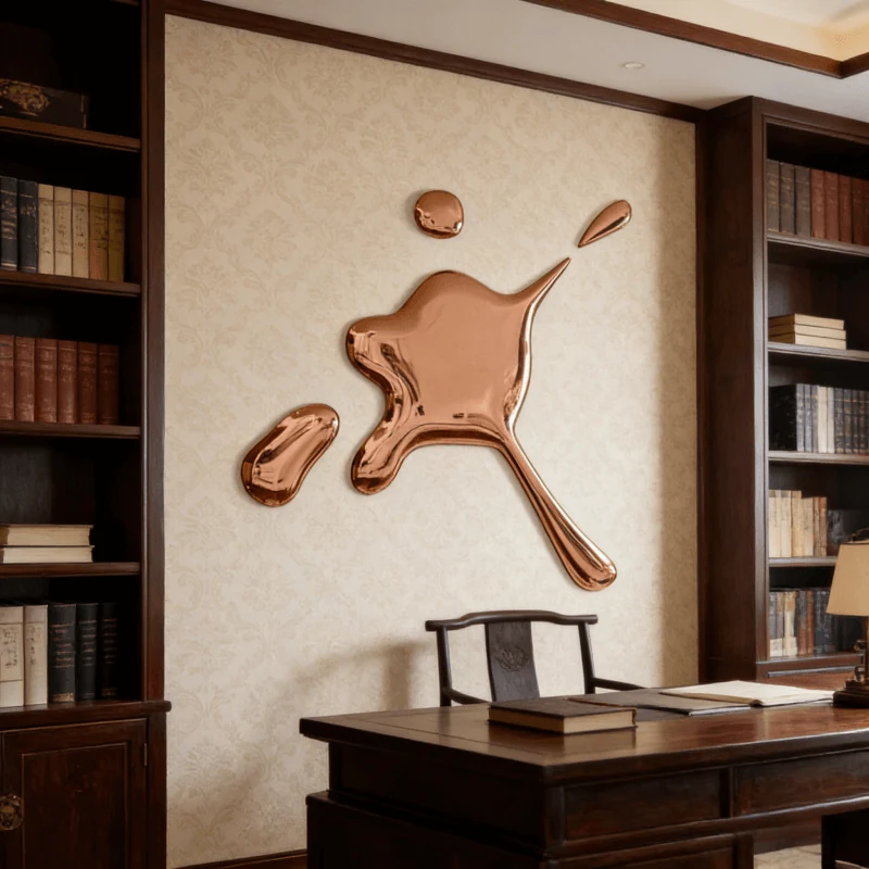 Stainless Steel Donuts Wall Decoration Design A view 6