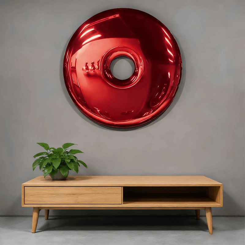 Stainless Steel Donuts Wall Decoration Design B view 3