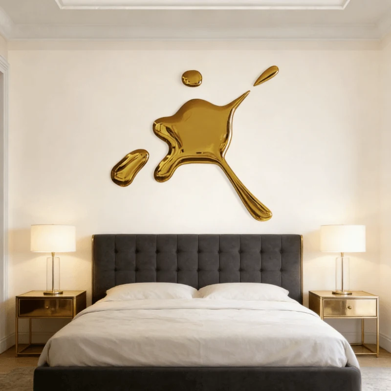 Stainless Steel Donuts Wall Decoration Design A view 7