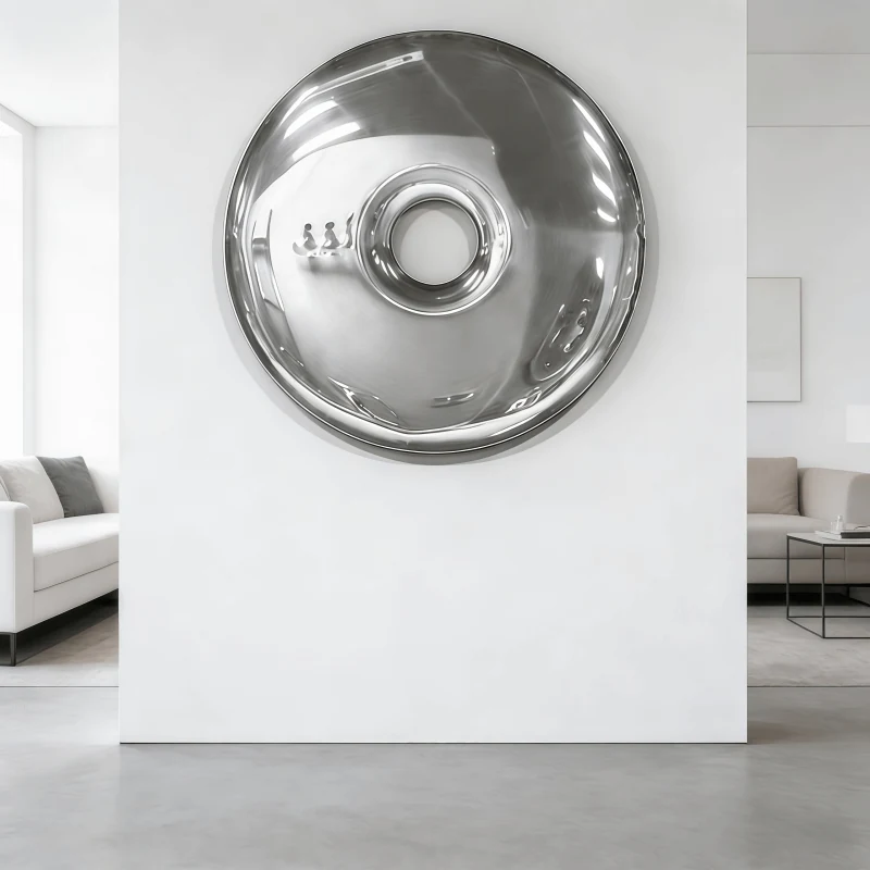 Stainless Steel Donuts Wall Decoration Design B view 8