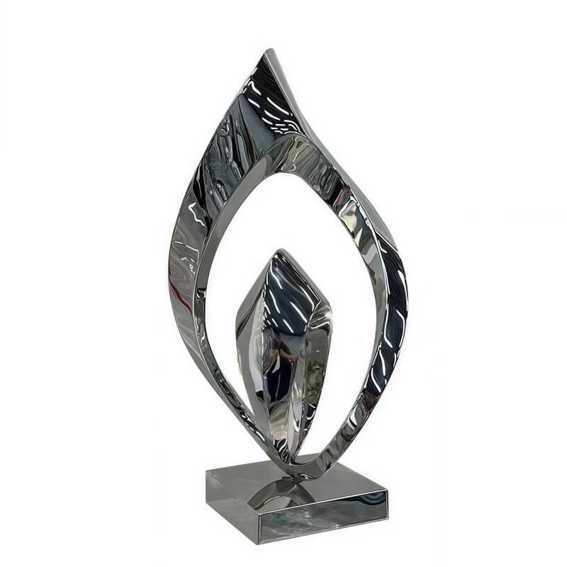 Stainless Steel Flame Decoration produced by Xinhengda Sculpture in Shenzhen