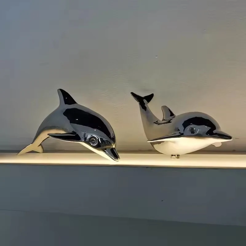 Stainless Steel Mirror Dolphin view 3