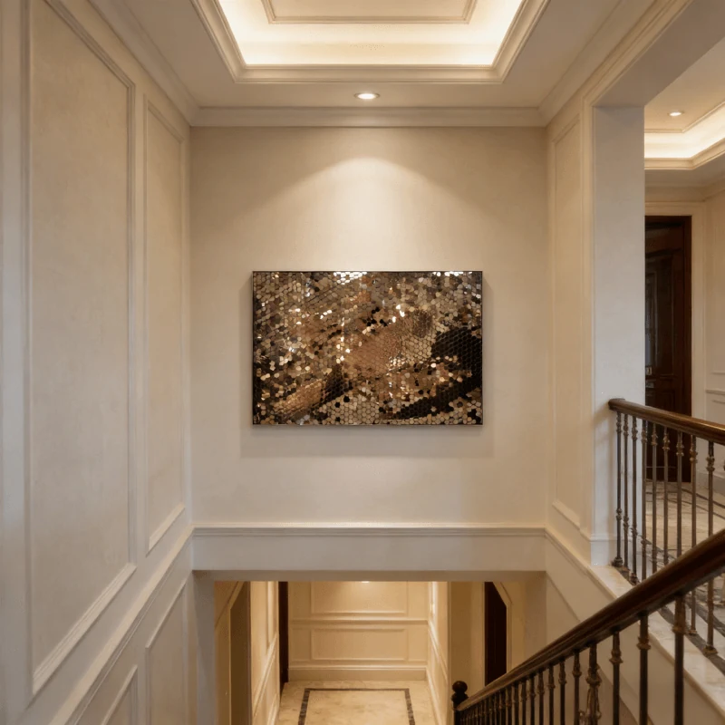 Stainless Steel Sequin Wall Decoration view 4