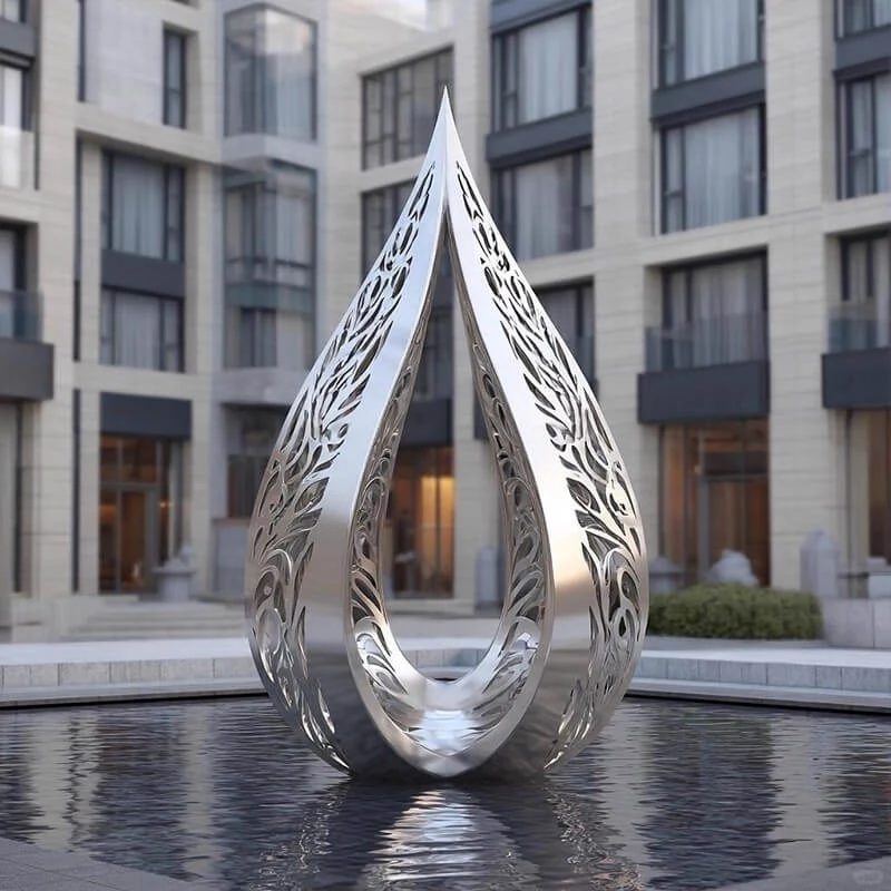 Water Drop Sculpture produced by Xinhengda Sculpture
