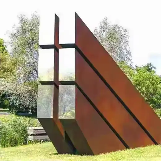 Large Modern Outdoor Garden Decorative Metal Art Design C produced by Xinhengda Sculpture in Shenzhen