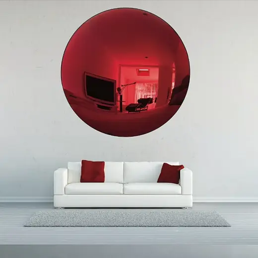 Modern Stainless Steel Metal Convex Mirrors Wall Panel produced by Xinhengda Sculpture in Shenzhen