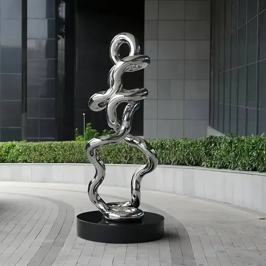 304 316L Mirror-Polished Outdoor Decorative Modern Metal Art produced by Xinhengda Sculpture in Shenzhen
