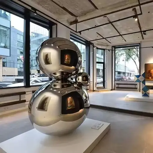 Large Modern Outdoor Garden Decorative Metal Art Abstract Sphere produced by Xinhengda Sculpture in Shenzhen