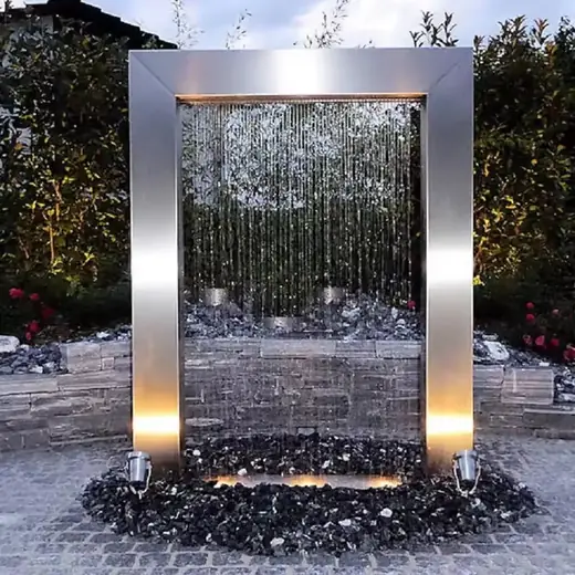Rectangle Outdoor Garden Modern Stainless Steel Statue Art Sculpture produced by Xinhengda Sculpture in Shenzhen