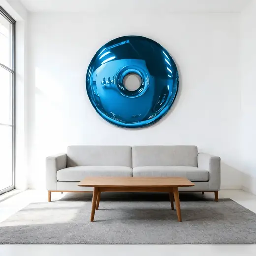 Stainless Steel Donuts Wall Decoration Design B produced by Xinhengda Sculpture in Shenzhen